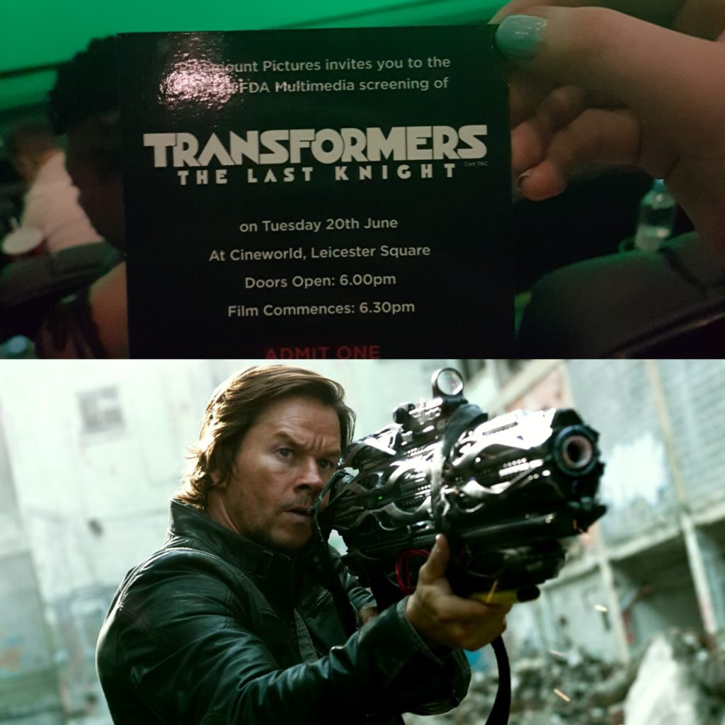 Transformers Preview Screening product placement