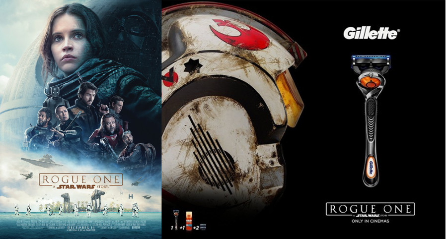 Rogue One Poster and Gillette Partnership