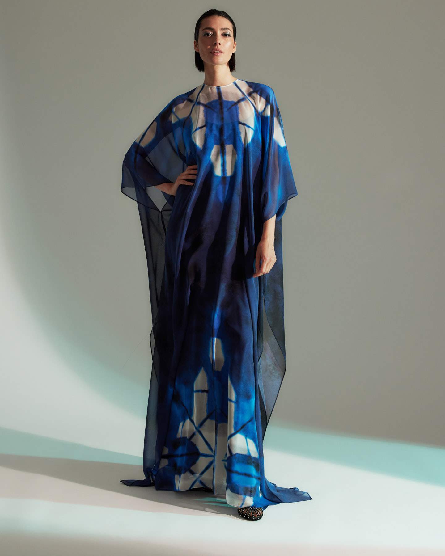 chiffon caftan